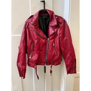 Zara Faux Leather Jacket!!!